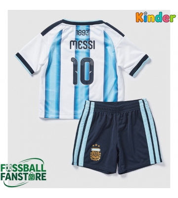 Argentinien Lionel Messi #10 Replik Heimtrikot Kinder WM 2026 Kurzarm (+ Kurze Hosen)